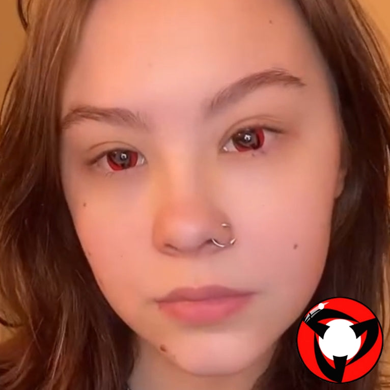 Sayla x Eyemoody Anime COS Obito Rot | 6 Monate, 2 Stück