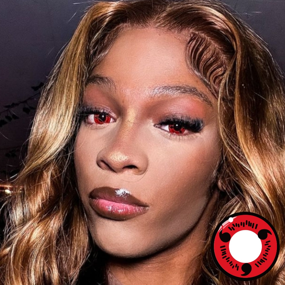 Eyemoody Anime COS Tripe Red | 6 Months, 2 pcs