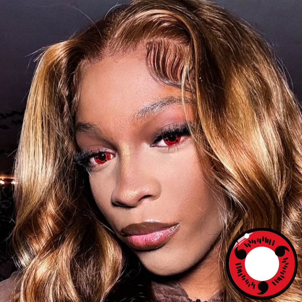 Eyemoody Anime COS Tripe Red | 6 Months, 2 pcs