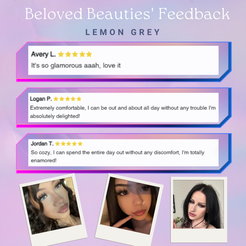 Amglamm x Eyemoody Lemon Grey | 6 Monate, 2 Stück