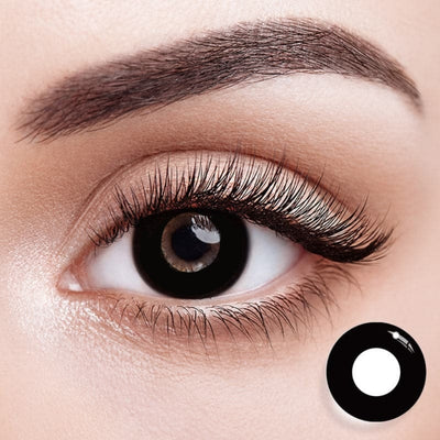 Lentillas de Contacto de Color Negro Eyemiol | 0.00, 6 Meses (2 lentillas)