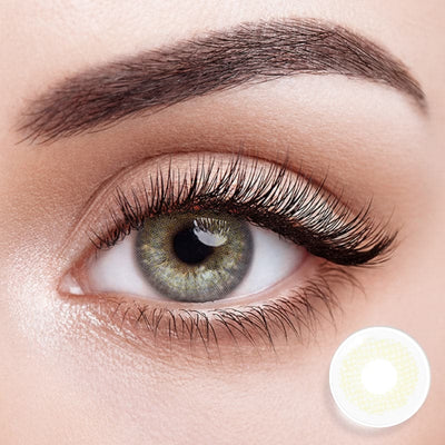 EyeMoody Farbige Kontaktlinsen In Zitronengrau | 0,00, 6 Monate (2 Linsen)