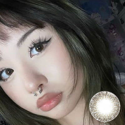 Eyemoody Sparkled Brown | 6 Months, 2 pcs