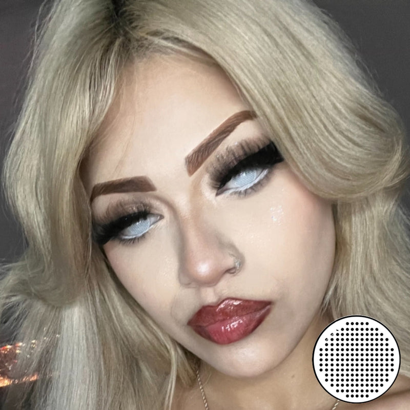 Dakonikon x Eyemoody Gridding White | 6 Months, 2 pcs