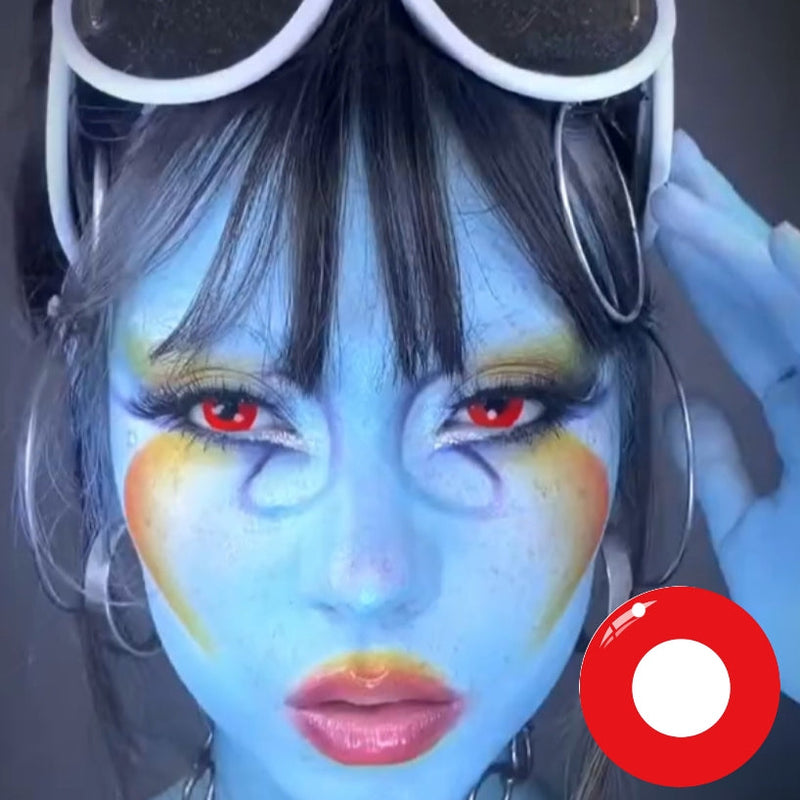 Eyemoody Pure Red | 6 Months, 2 pcs