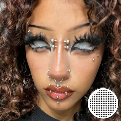 Dakonikon x Eyemoody Gridding White | 6 Months, 2 pcs