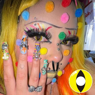 Eyemoody COS Yellow Cat Eye | 6 Months, 2 pcs