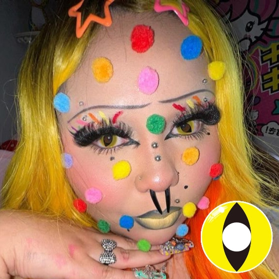 Eyemoody COS Yellow Cat Eye | 6 Months, 2 pcs