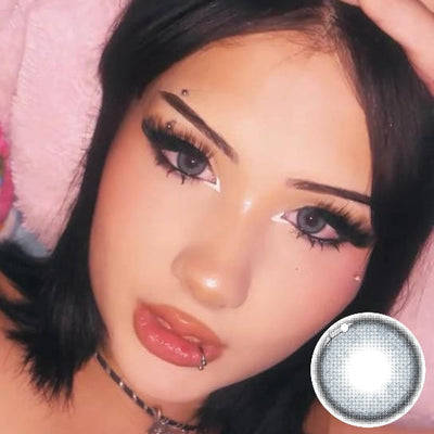 Eyemoody Frosted Grey | 6 Months, 2 pcs