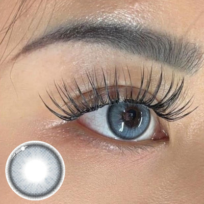 Eyemoody Frosted Grey | 6 Months, 2 pcs