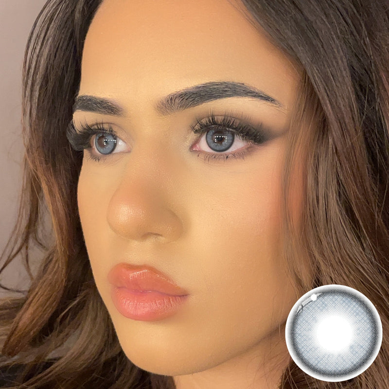 Eyemoody Frosted Grey | 6 Months, 2 pcs