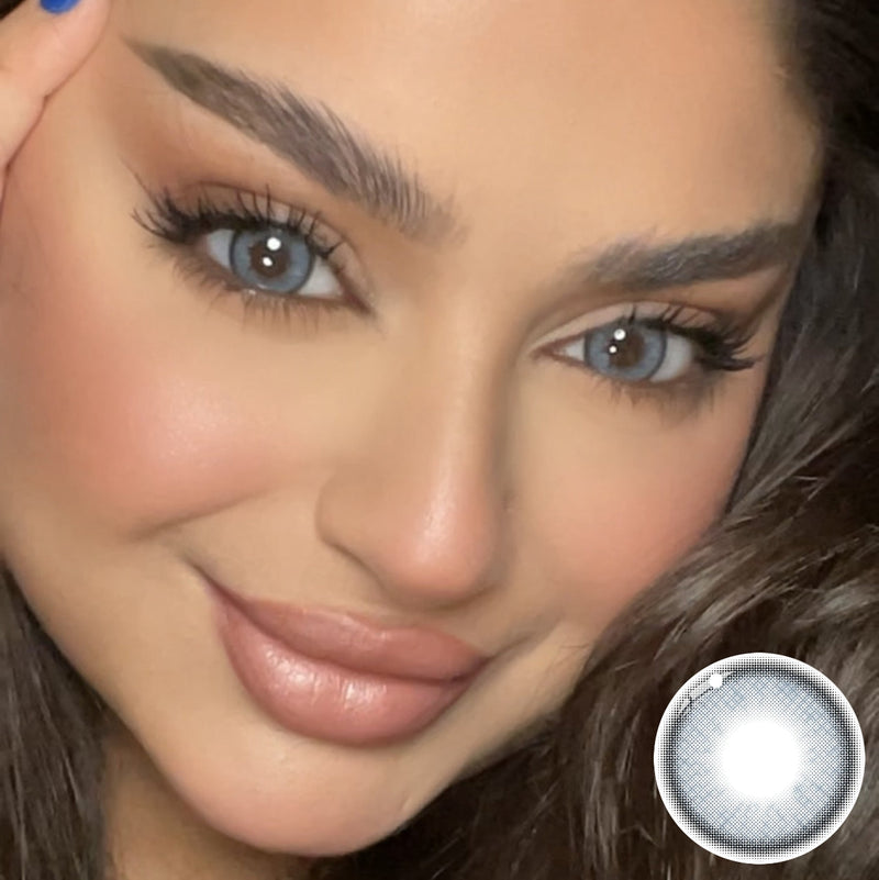 Eyemoody Frosted Grey | 6 Months, 2 pcs