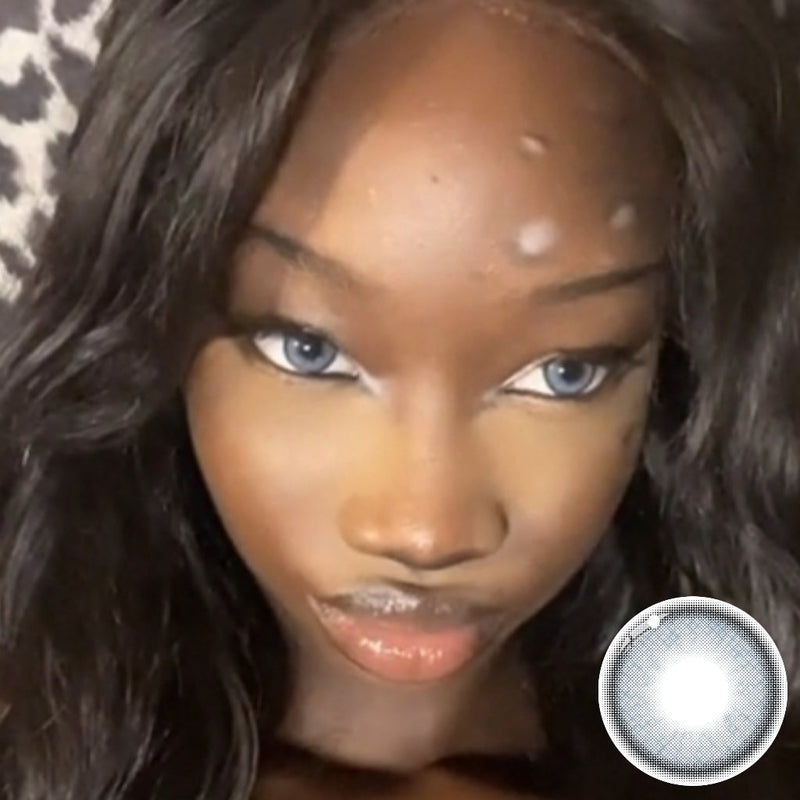 Eyemoody Frosted Grey | 6 Months, 2 pcs