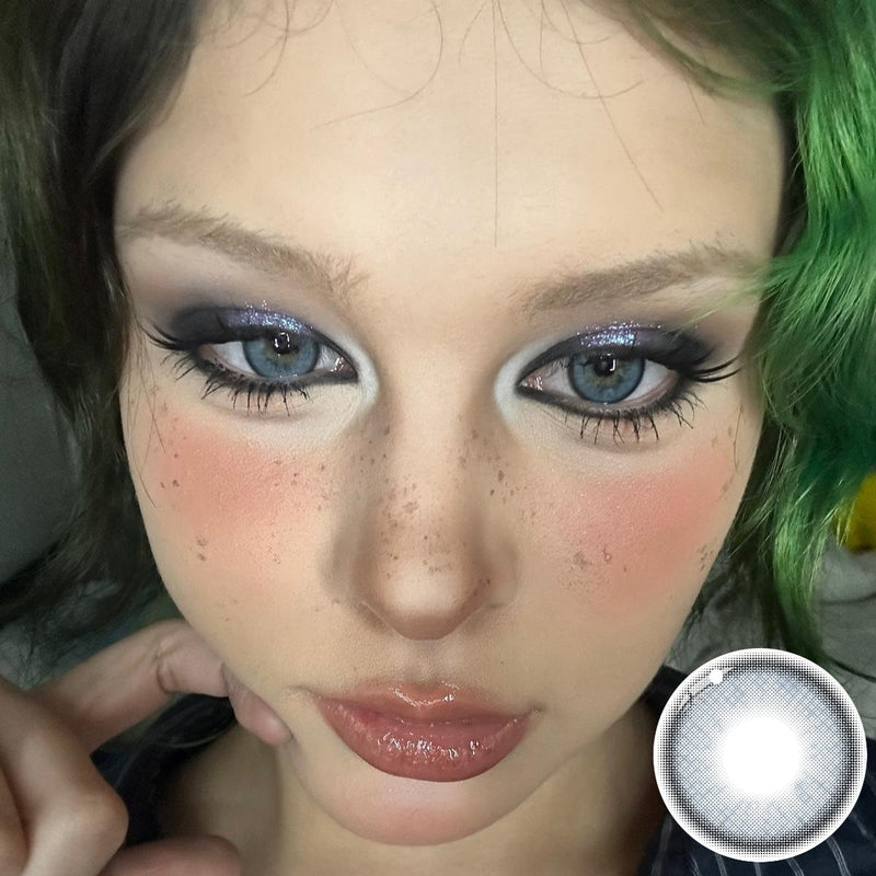 Eyemoody Frosted Grey | 6 Months, 2 pcs