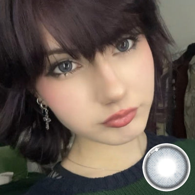 Eyemoody Frosted Grey | 6 Months, 2 pcs