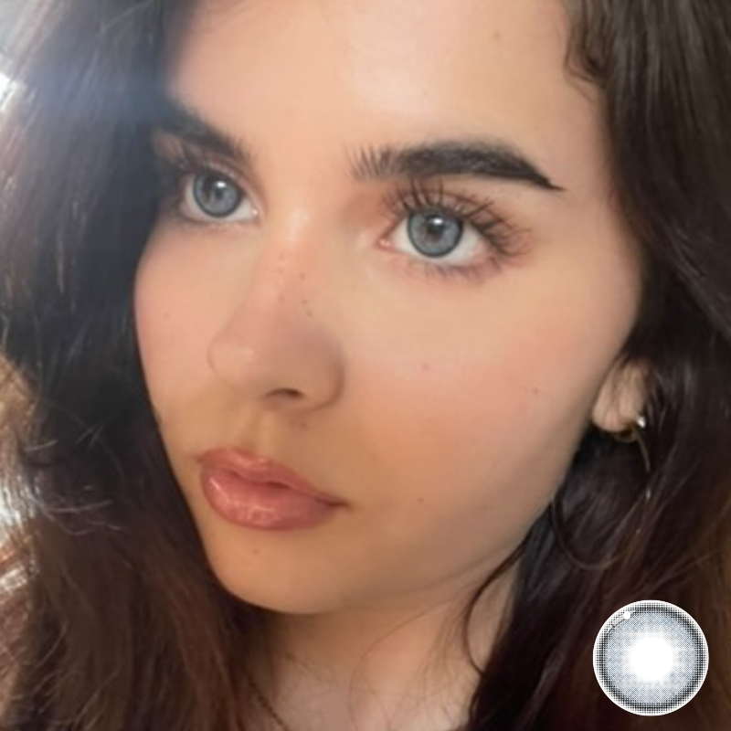 Eyemoody Frosted Grey | 6 Months, 2 pcs