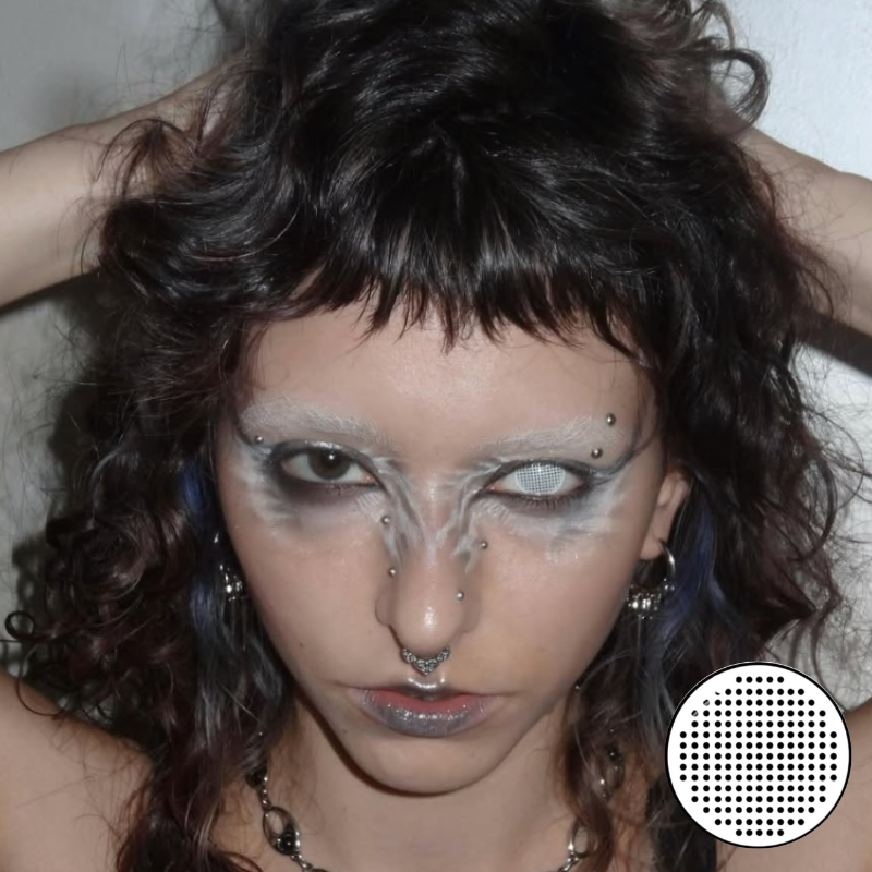 Eyemoody Gridding White | 6 Months, 2 pcs