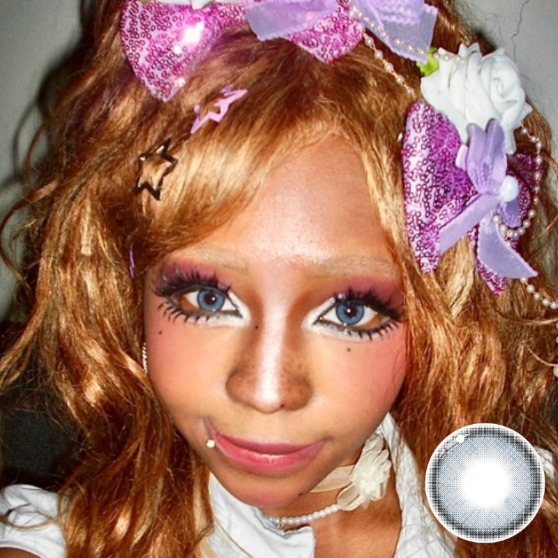 Eyemoody Frosted Grey | 6 Months, 2 pcs