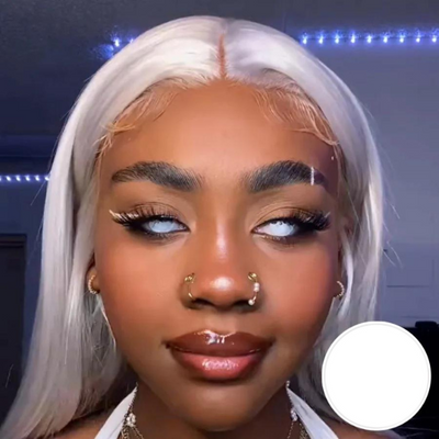 Eyemoody Blind White | 6 Months, 2 pcs