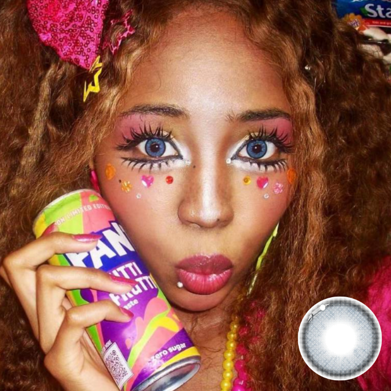 Eyemoody Frosted Grey | 6 Months, 2 pcs