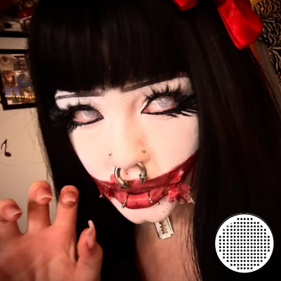 Eyemoody Gridding White | 6 Months, 2 pcs