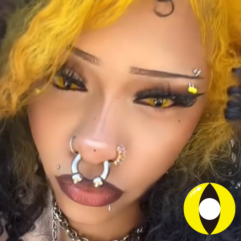 Brit x Eyemoody COS Yellow Cat Eye | 6 Months, 2 pcs