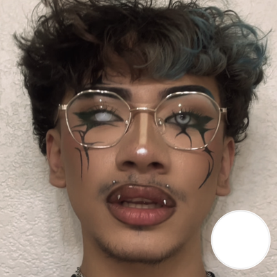 Eyemoody Blind White | 6 Months, 2 pcs