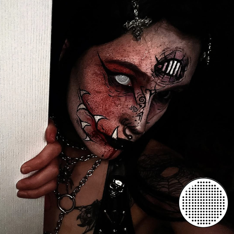 Eyemoody Gridding White | 6 Months, 2 pcs