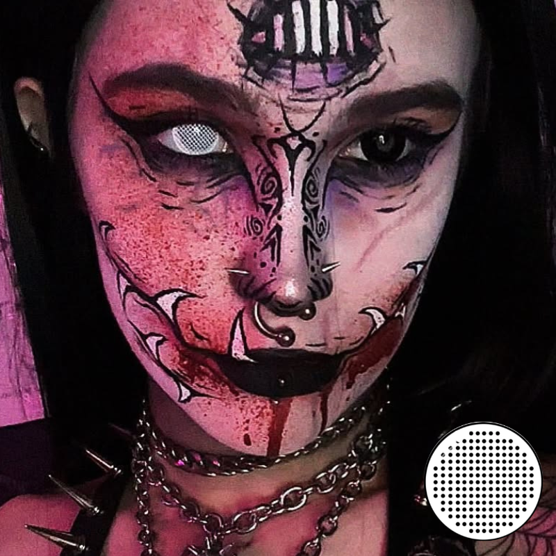 Amglamm x Eyemoody Gridding White | 6 Months, 2 pcs