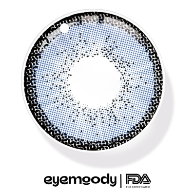 Eyemiol Lentes De Contacto De Color Azul Aguamarina | 0.00, 6 Meses (2 lentillas)