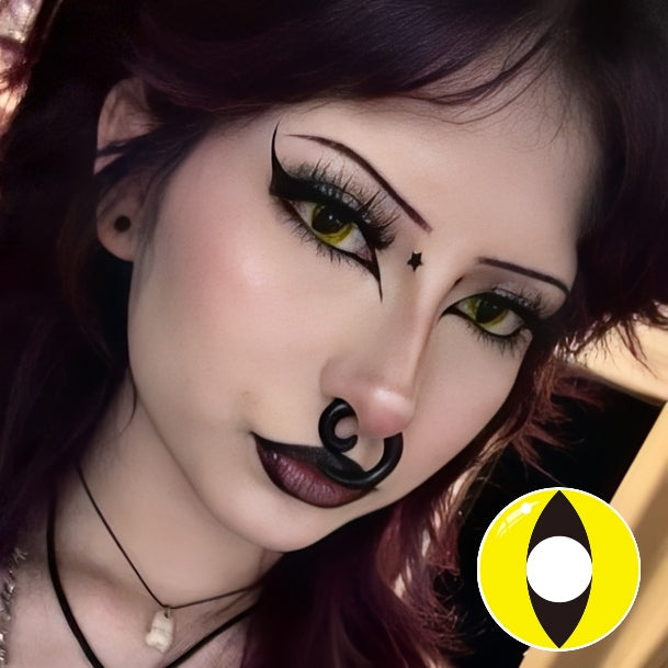 Eyemoody COS Yellow Cat Eye | 6 Months, 2 pcs