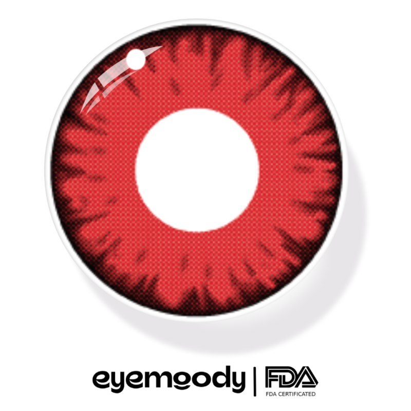 [NEW] Eyemoody Vampire Red | 6 Months, 2 pcs