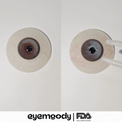 [NEW] Eyemoody Fade Grey | 6 Months, 2 pcs