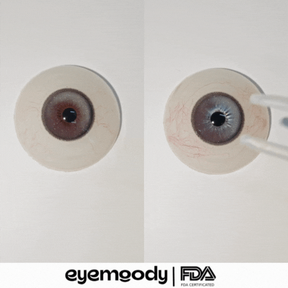 [NEW] Eyemoody Fade Grey | 6 Months, 2 pcs