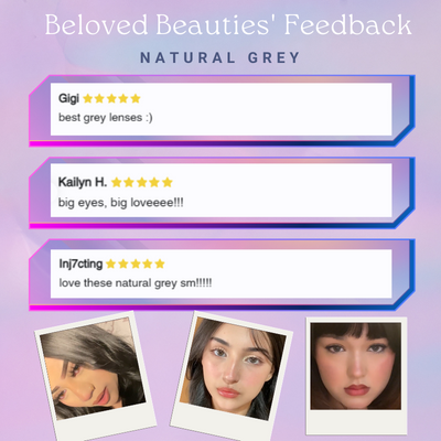 Eyemoody Natural Grey | 6 Months, 2 pcs