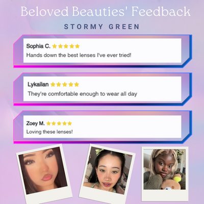 Eyemoody Stormy Green | 6 Months, 2 pcs