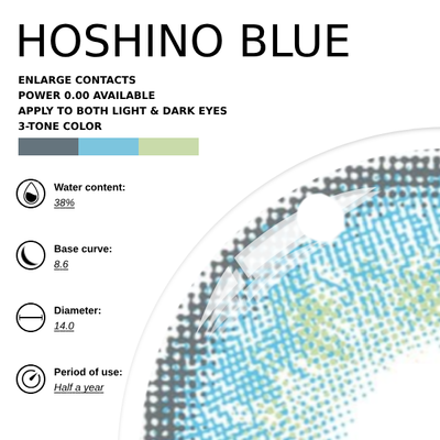 Zoraida x Eyemoody Hoshino Blue | 6 Months, 2 pcs