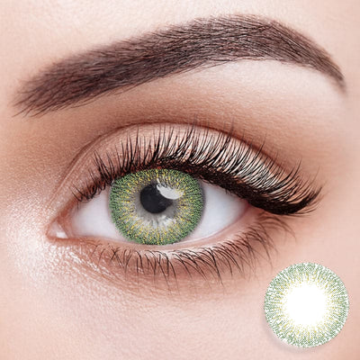 Eyemiol Zauberer Grüne Farbige Kontaktlinsen | 0,00, 6 Monate (2 Linsen)