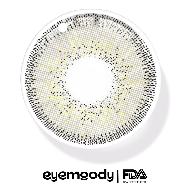 Eyemiol Juicy Grey Farbige Kontaktlinsen | 0,00, 6 Monate (2 Linsen)