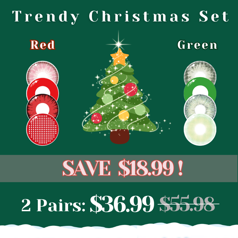 Christmas Tree Contacts Set