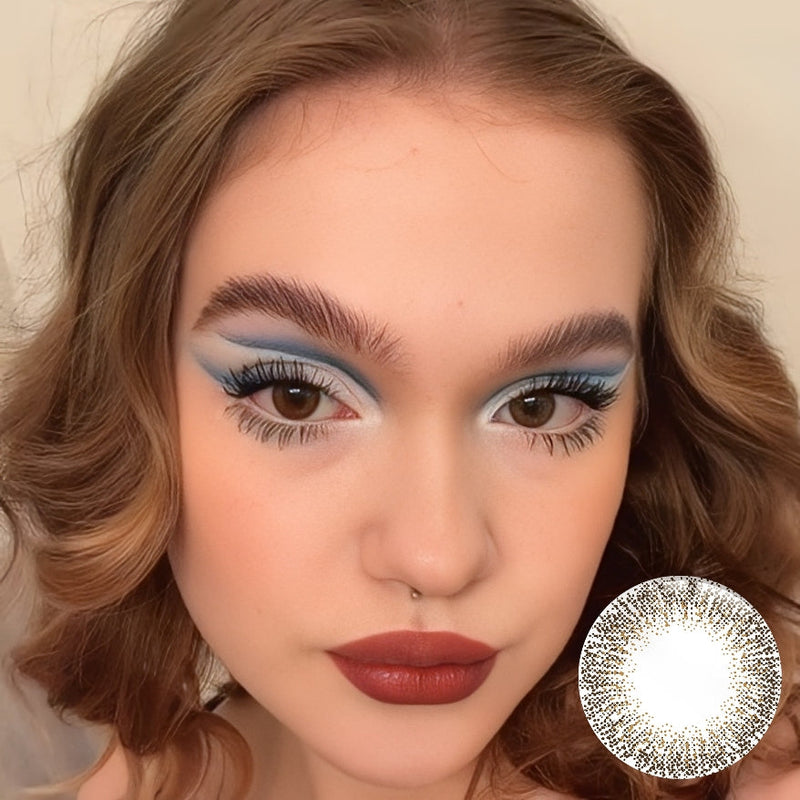 Eyemoody Sparkled Brown | 6 Months, 2 pcs