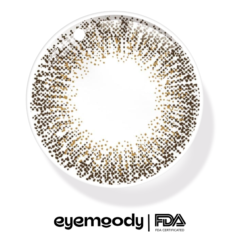 Eyemoody Sparkled Brown | 6 Months, 2 pcs