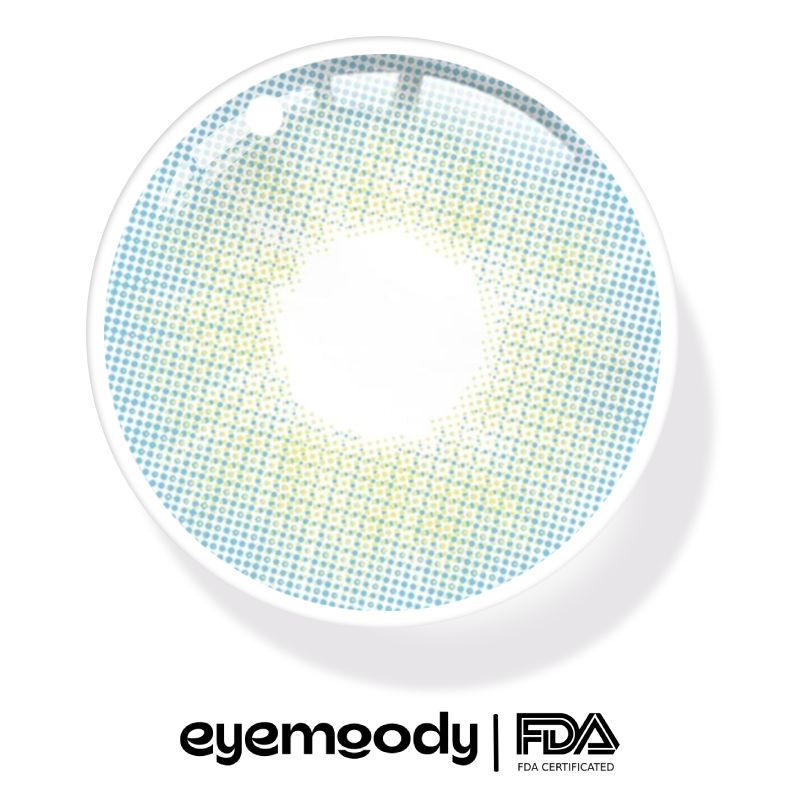 Eyemiol Blaue Sommer Kontaktlinsen | 0,00, 6 Monate (2 Linsen)