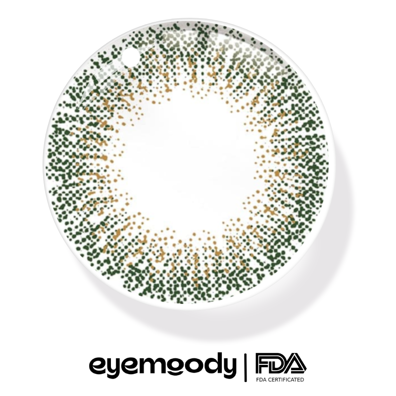 Eyemiol Zauberer Grüne Farbige Kontaktlinsen | 0,00, 6 Monate (2 Linsen)