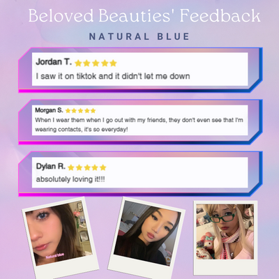 Eyemoody Natural Blue | 6 Months, 2 pcs