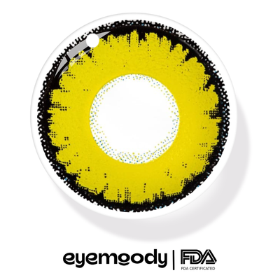 Eyemiol Gänseblümchen Braun Farbige Kontaktlinsen | 0,00, 6 Monate (2 Linsen)