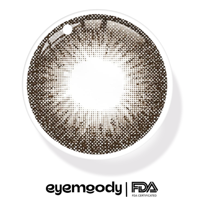 Eyemiol dunkelbraune farbige Kontaktlinsen | 0,00, 6 Monate (2 Linsen)