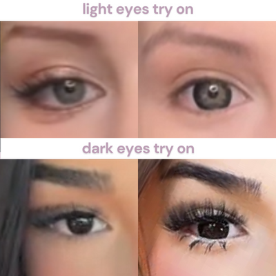 EyeMoody Farbige Kontaktlinsen Ohne Stärke Schwarz | 0,00, 6 Monate (2 Linsen)