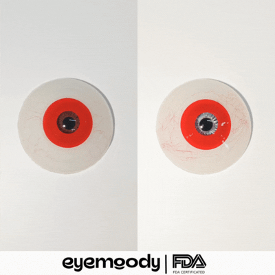 Eyemoody Pure Red | 6 Months, 2 pcs