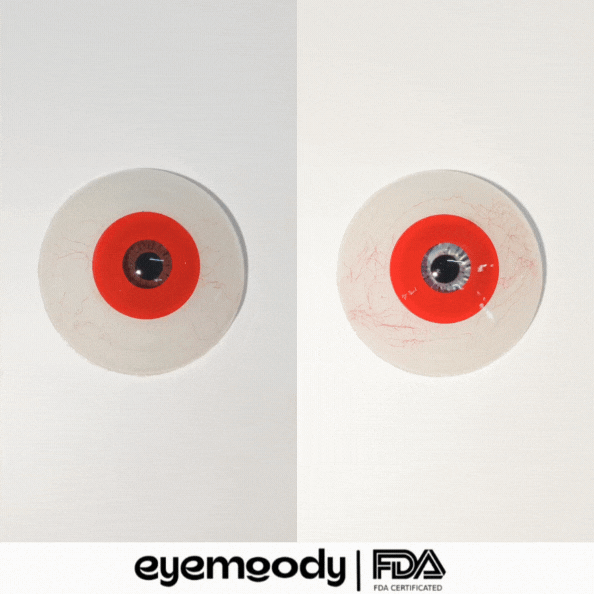 Eyemoody Pure Red | 6 Months, 2 pcs